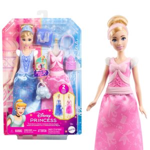 Princesses Disney  Poupée Mode  Histoires de Cendrillon2-en-1