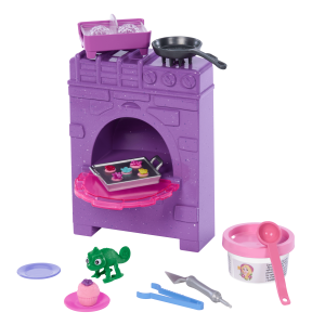 Disney Princess Enchanted Stories Rapunzel Baking Set W/ Dough & 15 Accessories. Inspired By Movie
