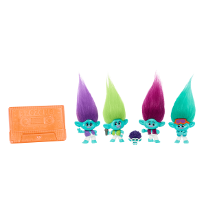 Dreamworks Trolls Band Together Brozone On Tour Small Dolls Set With Stand. Collectible Toy
