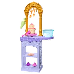 Disney Princess Enchanted Stories Tiana Pastry Set W/ Color Change Cake & 10 Accessories From Movie