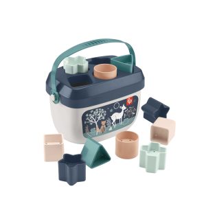 Fisher-Price Baby's First Blocks - Navy Fawn. Shape-Sorting Toy