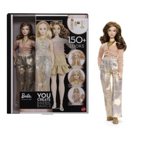 Barbie You Create Barbie Basics Neutral Kit 003. Poupée Mannequin Personnalisable et Vêtements Universels