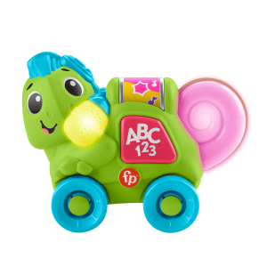 Fisher-Price Link Squad Crawl 'n Colors Chameleon Baby Learning Toy With Music & Lights