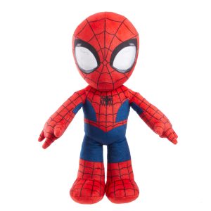 Marvel Plush Talkers Spider-Man Soft Toy. 11.75-inch Collectible Figure With Sounds & Phrases