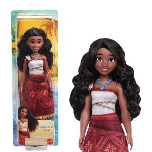 Disney Moana 2 Poupée Mode et 2 Acc. Moana. Tenue Amovible