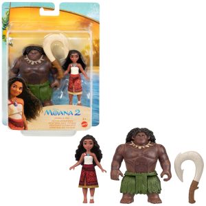 Moana 2 Muñecos Mini Moana y Maui