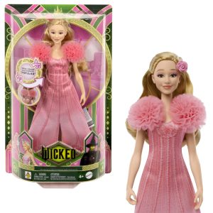 Universal Pictures' Wicked Singing Glinda Fashion Doll. Posable With Removable Movie Fashions & Accessories