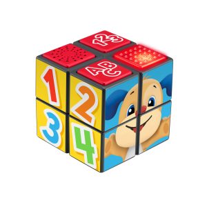 Fisher-Price Baby Learning Toy With Lights And Fine Motor Activities. Puppy's Activity Cube