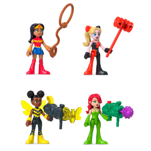 Imaginext DC Super Friends Rivals Pack 8-Piece Figures & Accessories Set. Preschool Toys
