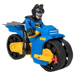 Imaginext DC Super Friends Batman Toys. XL Batcycle And Batman Figure. 10-inches