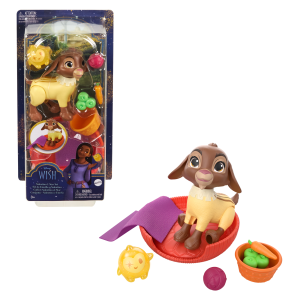 Disney Wish Valentino & Star Set With 2 Figures & 6 Accessories. Goat Figure Bends Back Legs