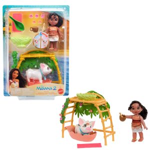 Disney Moana 2 Simea & Pua Bathtime Fun Playset. Fashion Doll & 10+ Accessories. Inspired By The Movie
