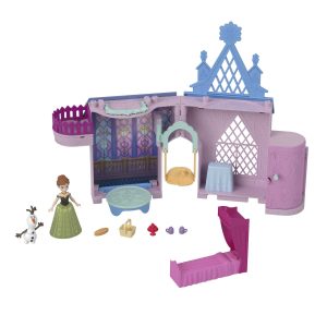 Disney Frozen Storytime Stackers Playset. Anna's Arendelle Castle Dollhouse With Small Doll