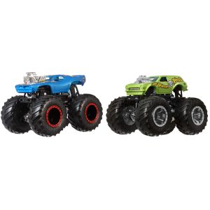 Hot Wheels Monster Trucks Demolition Doubles. 2-Pack Of 1:64 Scale Toy Trucks