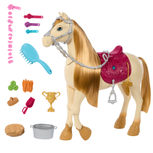 Barbie Mysteries: The Great Horse Chase interactive Toy Horse With Sounds. Music & Accessories