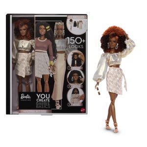 Barbie You Create Barbie Basics Neutral Kit 002. Customizable Fashion Doll & Universal-Fit Clothing | Mattel