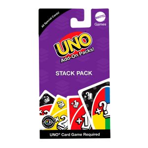 UNO Add-On-Packs Stack Pack Card Game For Kids. Family & Game Nights. Travel. Camping & Parties