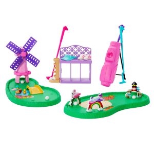 Barbie World Mini Golf Toy Playset With 22 Pieces Including Clubs. Balls. Visor. Shoes. & More