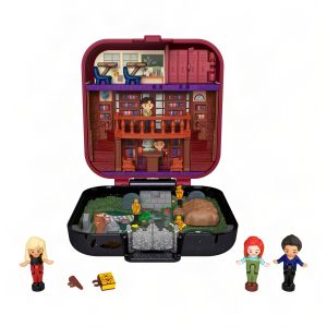 Polly Pocket Micro Dolls & Playset. Buffy The Vampire Slayer Compact With 5 Accessories