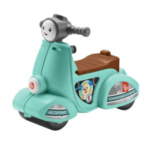 Fisher-Price Laugh & Learn Toddler Toy. Smart Stages Cruise Along Scooter Musical Ride-On