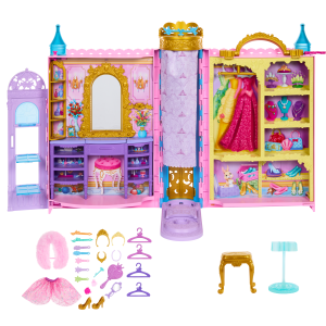 Disney Princess Ready For The Ball Closet With Fashions. Accessories. & Storage. Opens 2 Feet Wide