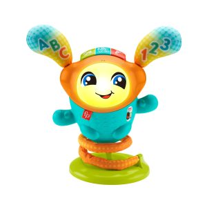 Fisher-Price DJ Bouncin' Beats Electronic Baby & Toddler Learning Toy With Bouncing Action