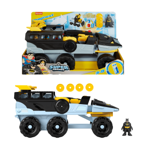 Imaginext DC Super Friends Transforming Bat-Tank With Batman Figure. Lights & Sounds
