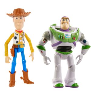 Disney And Pixar Toy Story 7-Inch Woody And Buzz Action Figure Toys 2-Pack.  Pizza Planet Adventure