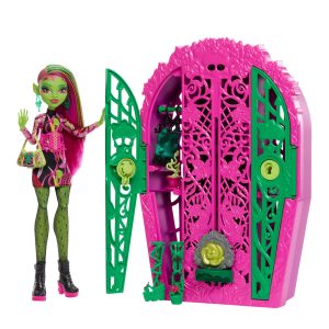 Monster High Skulltimate Secrets Garden Mysteries Playset. Venus Mcflytrap Doll With 19+ Surprises