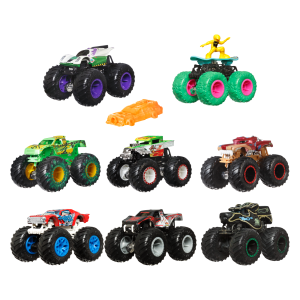 Monster Trucks Hot Wheels à L'Échelle 1:64 Avec Roues Géantes