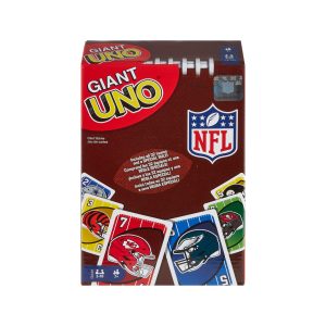 Giant UNO NFL Game For Kids. Adults & Family Night