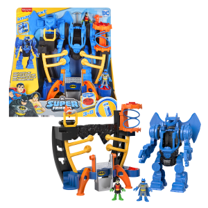 Imaginext DC Super Friends Batman Playset. Robo Command Center With Detachable 10-Inch Robot