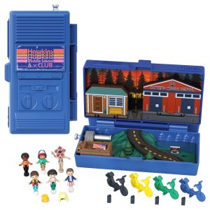 Polly Pocket Collector Stranger Things Compact. Special Edition Dolls And Playset
