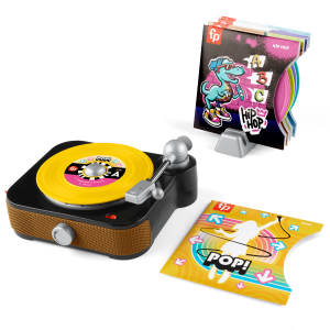 Fisher-Price Rockin' Record Player Musical Toy For Preschool Pretend Play