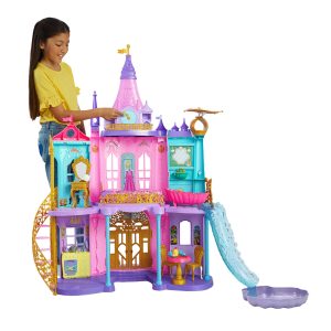 Disney Princess Ultimate Castle Doll House With Lights & Sounds & 25+ Accessories Pieces. 4 Ft Tall