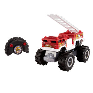 Hot Wheels Monster Trucks 5-Alarm RC in 1:24 Scale. Remote-Control Toy Truck