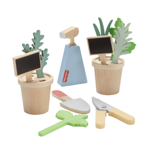 Fisher-Price Wooden Herb Garden And Tools Pretend Playset For Preschool Kids. 12 Wood Pieces